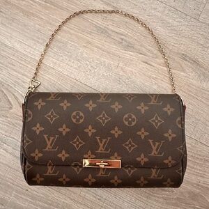 Monogram Brown Clutch